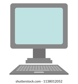 computer desktop isolated icon