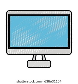 computer desktop isolated icon