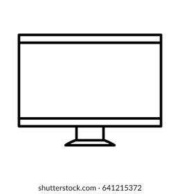 computer desktop isolated icon