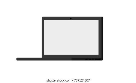 Computer desktop isolated technology element vector illustration