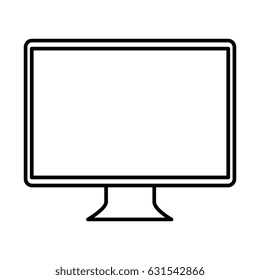 computer desktop with template icon