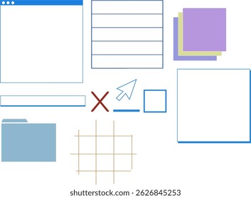 computer desktop tools vector icon illustration