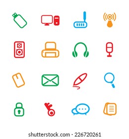 computer and device  icon.