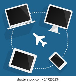 Computer Devices & Travel icons
