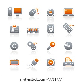 Computer & Devices Web Icons // Graphite Series