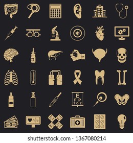 Computer diagnostic icons set. Simple style of 36 computer diagnostic vector icons for web for any design