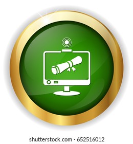 computer diploma icon