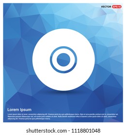 Computer disk icon - vector icon