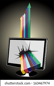 Computer Display and Chart