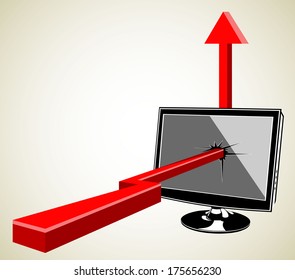 Computer Display and Chart