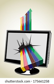 Computer Display and Chart