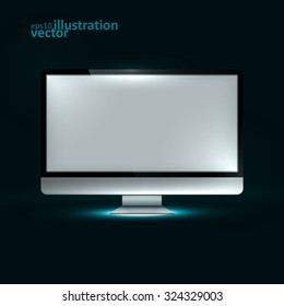 Computer Display. Creative dynamic light element, vector Illustrations eps10.