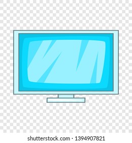 Computer display icon. Cartoon illustration of display vector icon for web design