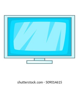 Computer display icon. Cartoon illustration of display vector icon for web design