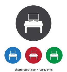 Computer display Icon Vector