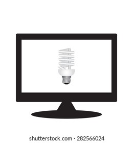 computer display. icon. vector design