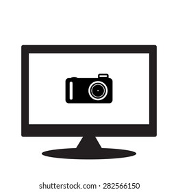 computer display. icon. vector design