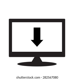 computer display. icon. vector design