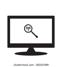 computer display. icon. vector design