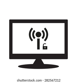 computer display. icon. vector design