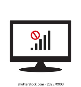computer display. icon. vector design