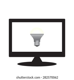 computer display. icon. vector design