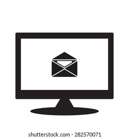 computer display. icon. vector design