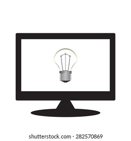 computer display. icon. vector design