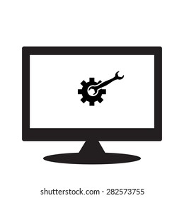 computer display. icon. vector design