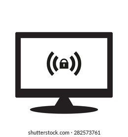 computer display. icon. vector design