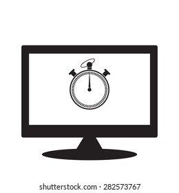 computer display. icon. vector design