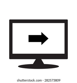 computer display. icon. vector design