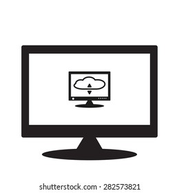 computer display. icon. vector design