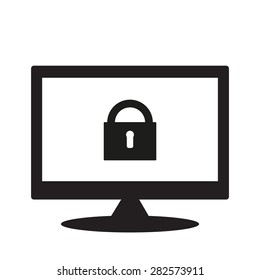 computer display. icon. vector design