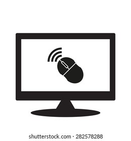 computer display. icon. vector design