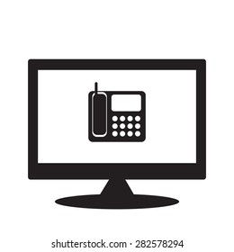 computer display. icon. vector design