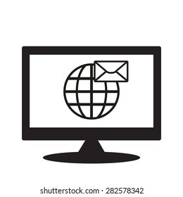 computer display. icon. vector design