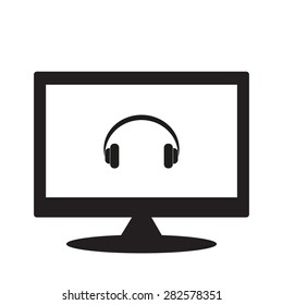 computer display. icon. vector design