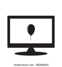 computer display. icon. vector design