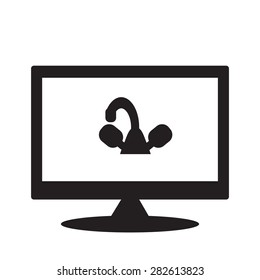 computer display. icon. vector design