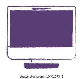 computer display isolated icon