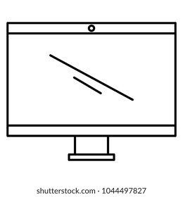 computer display isolated icon