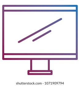 computer display isolated icon