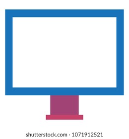 computer display isolated icon
