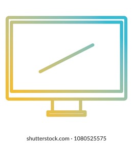 computer display isolated icon