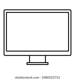 computer display isolated icon