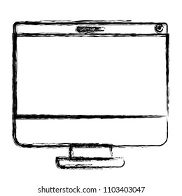 computer display isolated icon
