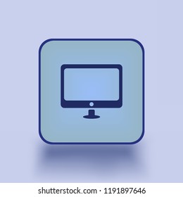 computer display isolated icon