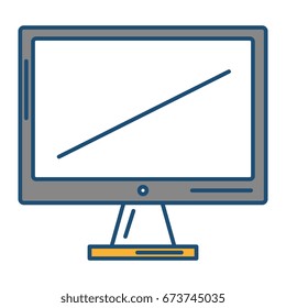 computer display isolated icon