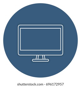 computer display isolated icon